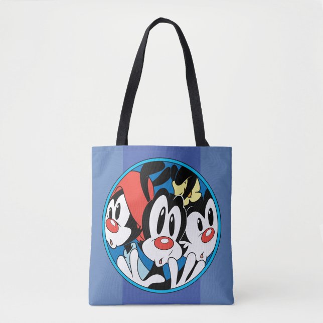 Bolso De Tela Animaniacs | Gráfico circular de hermanos Warner (Anverso)