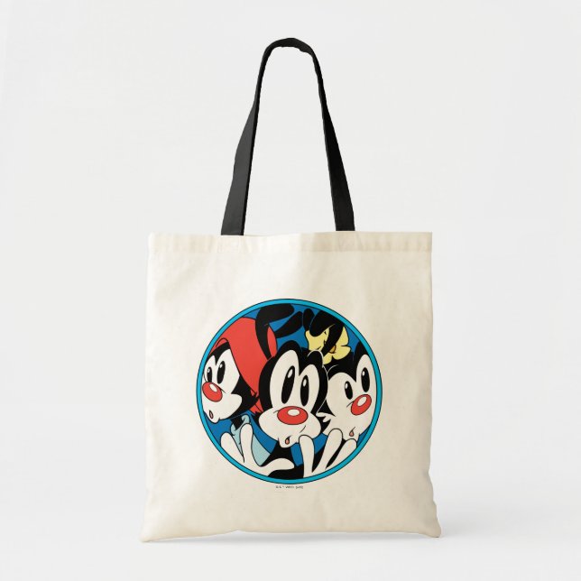 Bolso De Tela Animaniacs | Gráfico circular de hermanos Warner (Frente)