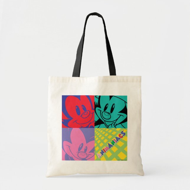 Bolso De Tela Animaniacs | Gráfico de arte pop de Warner Sibling (Frente)