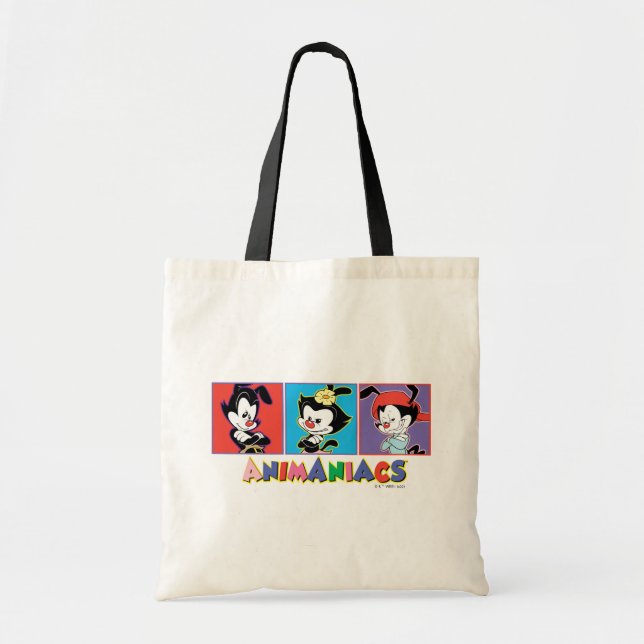 Bolso De Tela Animaniacs | Gráfico de Yakko, Dot y Wakko (Frente)