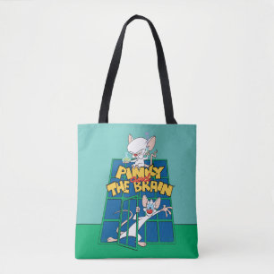 Bolso De Tela Animaniacs Pinky y el gráfico de la jaula del ce
