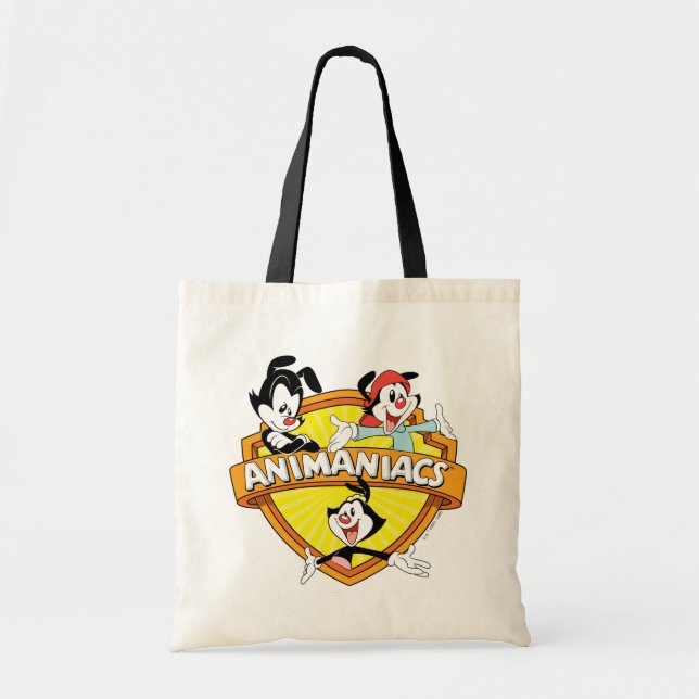 Bolso De Tela Animaniacs | Warner Brothers & Sister WB Shield (Frente)