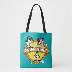 Bolso De Tela Animaniacs Warner Brothers & Sister WB Shield