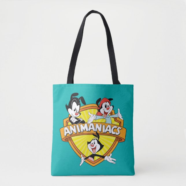 Bolso De Tela Animaniacs | Warner Brothers & Sister WB Shield (Anverso)