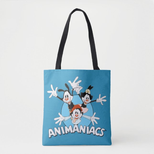 Bolso De Tela Animaniacs | Warner Siblings Arms Wide Graphic (Anverso)