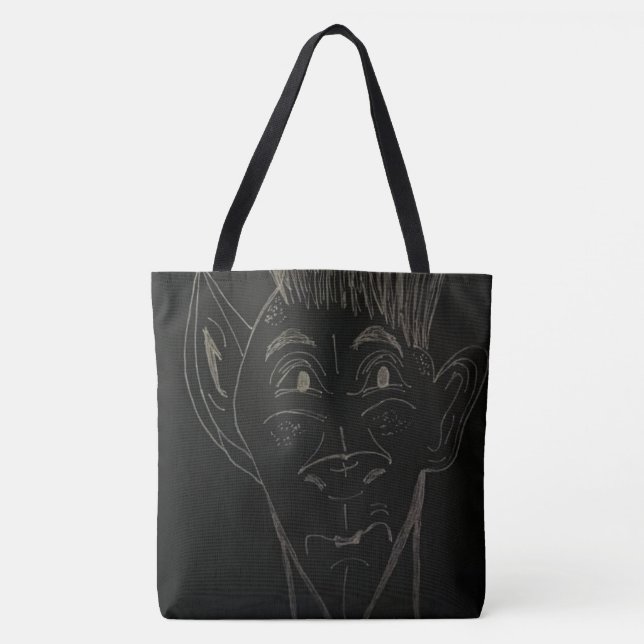 Bolso De Tela Animated Cartoon Large Tote Bag (Anverso)