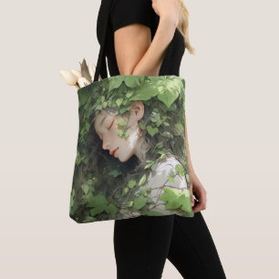 Bolso De Tela Anime Chica Green Sleep