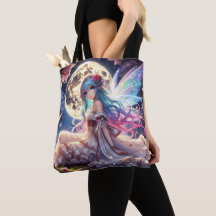 Anime Chica Moon Fairy Princess in Garden