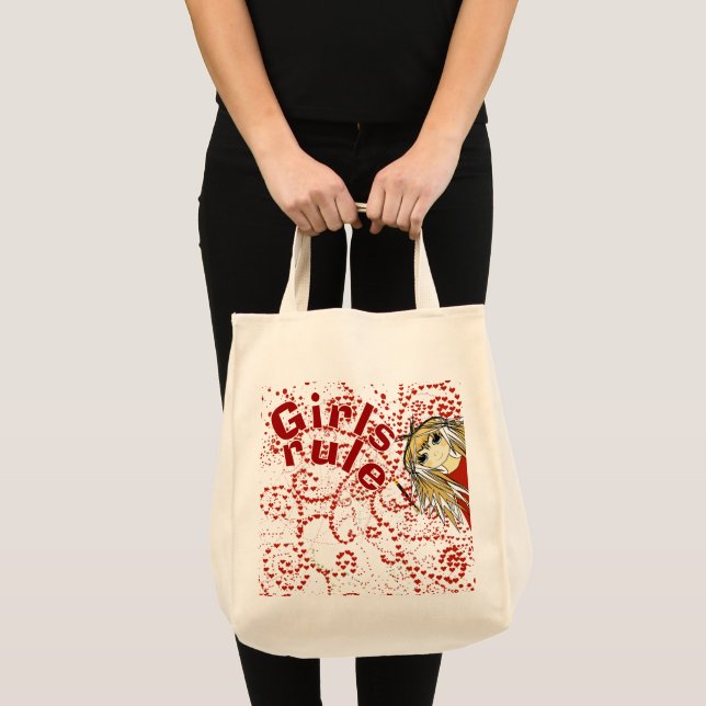 Bolso De Tela Anime Love Chica Rule (Anverso (producto))