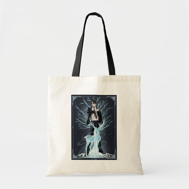 Bolso De Tela Anime PATRONUS DE CIERVO HARRY POTTER™ (Frente)