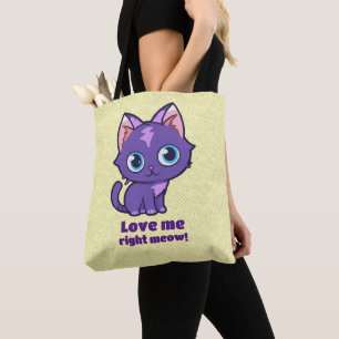 Bolso De Tela Anime púrpura arte vector arte amarillo