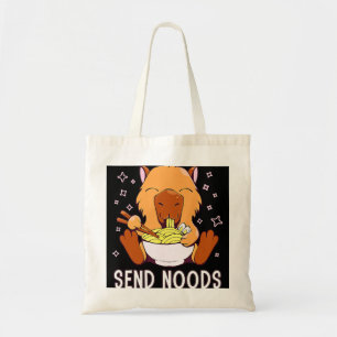 Bolso De Tela Anime Ramen Funny Enviar Noods Love Kawaii Chibi C