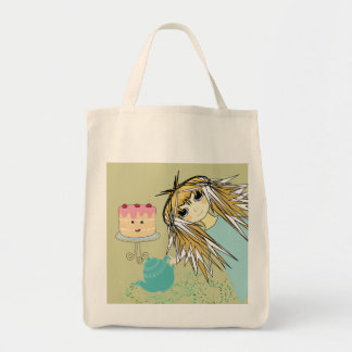 Bolso De Tela Anime Tea Fiesta Kawaii Cake Toy Book Cumpleaños