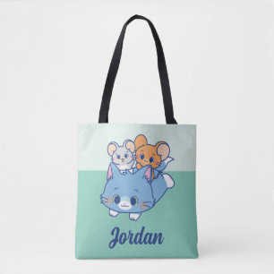 Bolso De Tela Anime Tom, Jerry y Tuffy