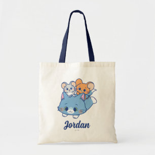 Bolso De Tela Anime Tom, Jerry y Tuffy