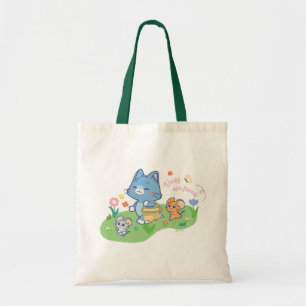 Bolso De Tela Anime Tom, Jerry y Tuffy Picnic