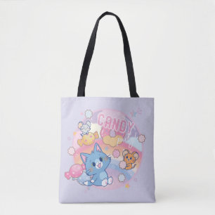Bolso De Tela Anime Tom y Jerry Candy Fiesta