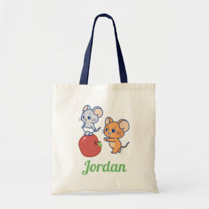 Bolso De Tela Anime Tuffy y Jerry Apple Rolling