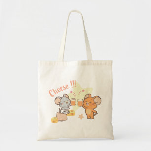Bolso De Tela Anime Tuffy y Jerry Cheese