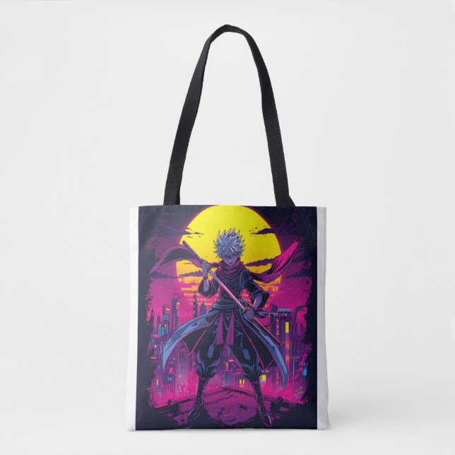 Bolso De Tela Anime Violet - Estética audaz y soñadora (Anverso)