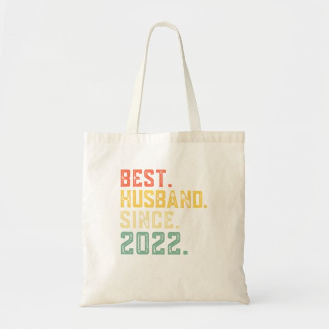 Bolso De Tela Aniversario boda Mejor Esposo Desde 2022 (Frente)