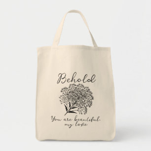 Bolso De Tela Aniversario de la novia boda Belleza Tote Bag