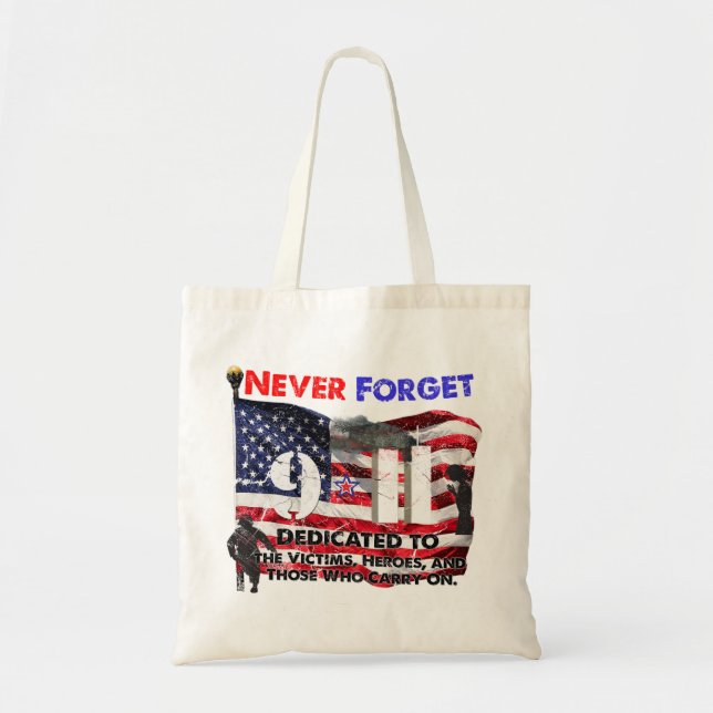Bolso De Tela Aniversario del 11 de septiembre (Frente)