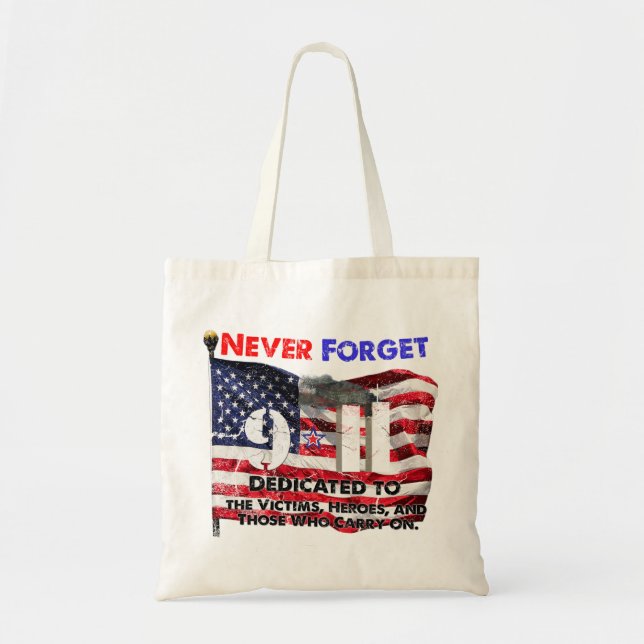 Bolso De Tela Aniversario del 11 de septiembre (Frente)