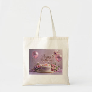Bolso De Tela Aniversario floral lujoso y elegante extravagante