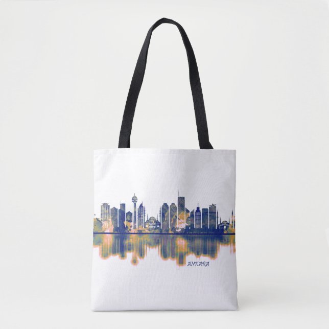 Bolso De Tela Ankara Skyline (Anverso)