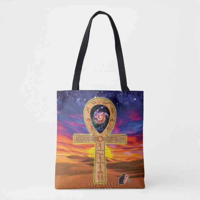 Bolso De Tela Ankh (Anverso)