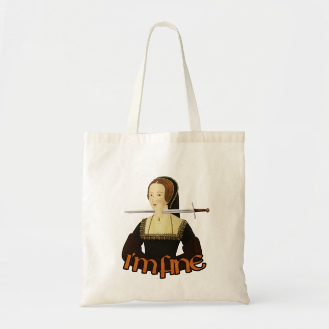 Bolso De Tela Anne Boleyn - Estoy bien (Frente)