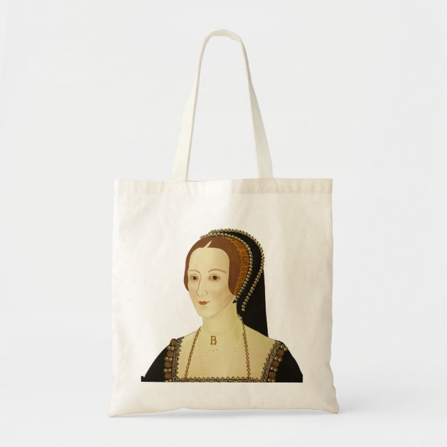Bolso De Tela Anne Boleyn - ilustracion histórico (Frente)