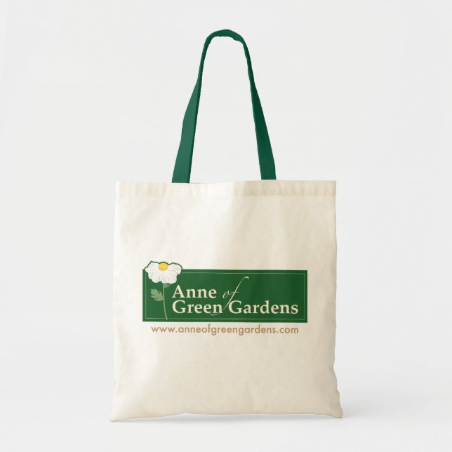 Bolso De Tela Anne de jardines verdes (Frente)