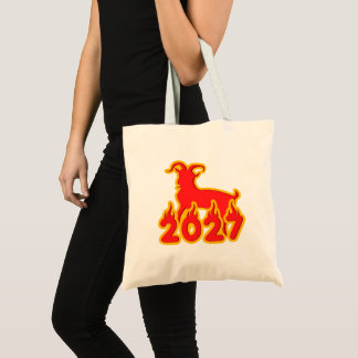 Bolso De Tela Año 2027 del Caballo de Fuego
