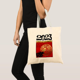 Bolso De Tela Año Chino de Conejo Cutáneo 2023 Cumpleaños Zodiac