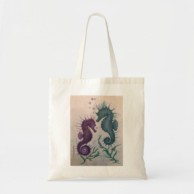 Bolso De Tela Año de los Caballitos de Mar (Frente)