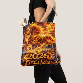 Bolso De Tela Año del Caballo de Fuego 2026
