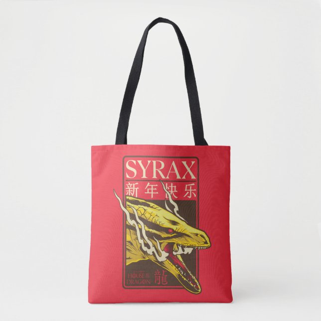 Bolso De Tela Año Nuevo Syrax | 新 年 快 乐 (Anverso)