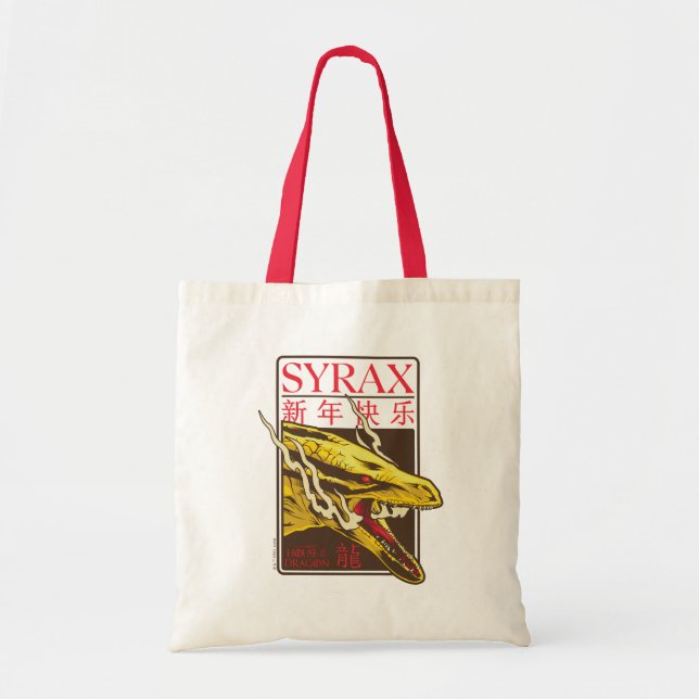 Bolso De Tela Año Nuevo Syrax | 新 年 快 乐 (Frente)