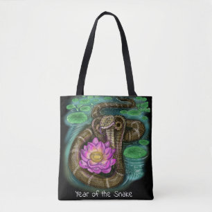 Bolso De Tela Año zodiaco chino de la serpiente
