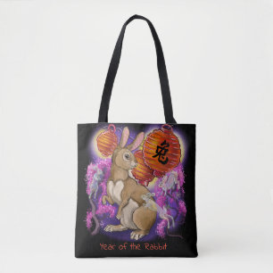 Bolso De Tela Año zodiaco chino del conejo