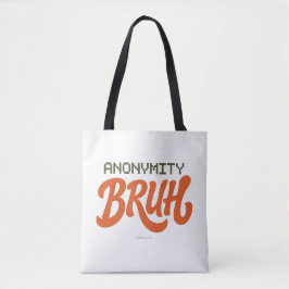 Bolso De Tela Anonymity Bruh Logo - Tote
