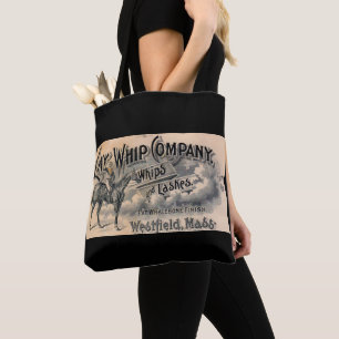 Bolso De Tela Años 1880 Ataque publicitario de Lay Whip Company