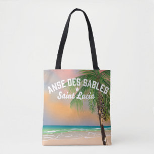Bolso De Tela Anse Des Sables Santa Lucía
