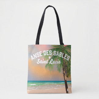 Bolso De Tela Anse Des Sables Santa Lucía