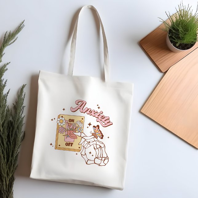 Bolso De Tela Ansiedad Activada Interruptor De Apagación De La B (Subido por el creador)