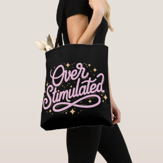 Bolso De Tela Ansiedad por sobreestimulación Introvertido Nombre
