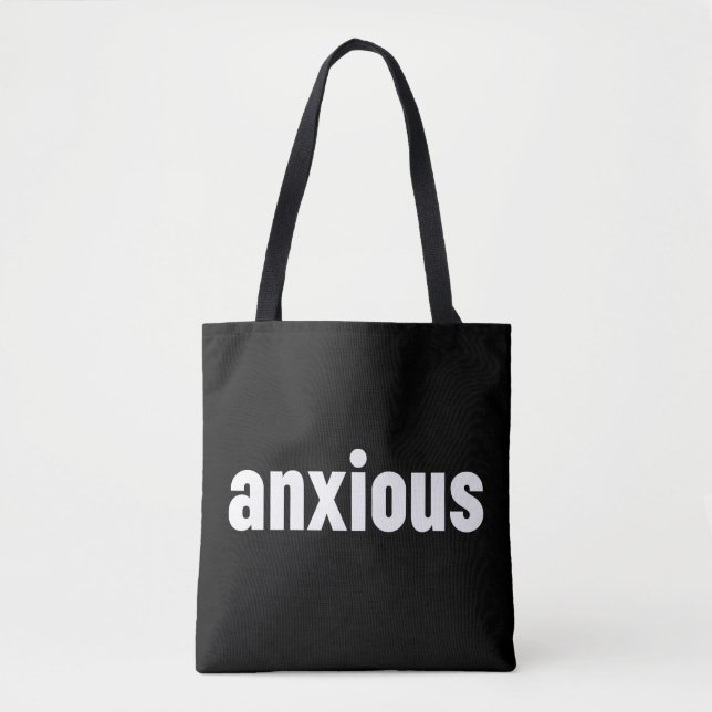Bolso De Tela Ansioso (Anverso)