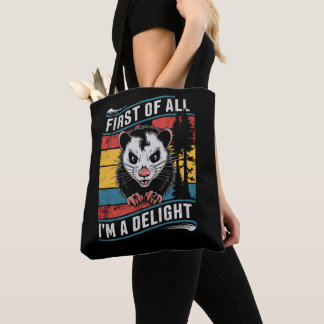 Bolso De Tela Ante todo soy una zarigüeya possum divertida encan